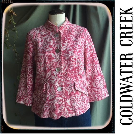 Coldwater Creek Jackets & Blazers - COLDWATER CREEK✨ Mother of Pearl Button Jacket
